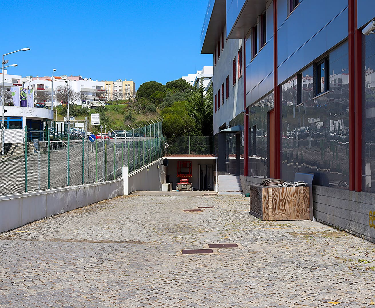 Entrada da garagem