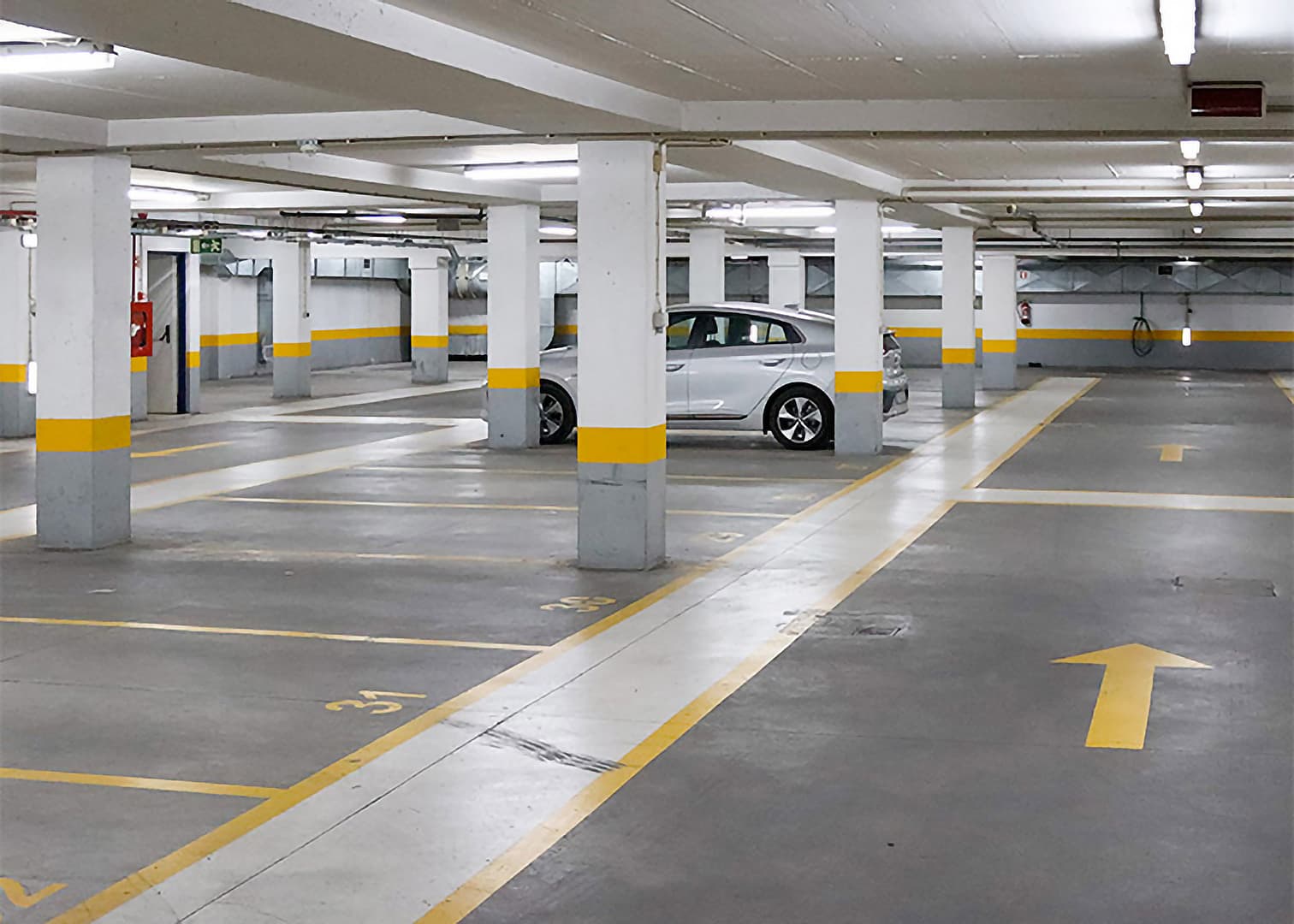 Garagem num só piso