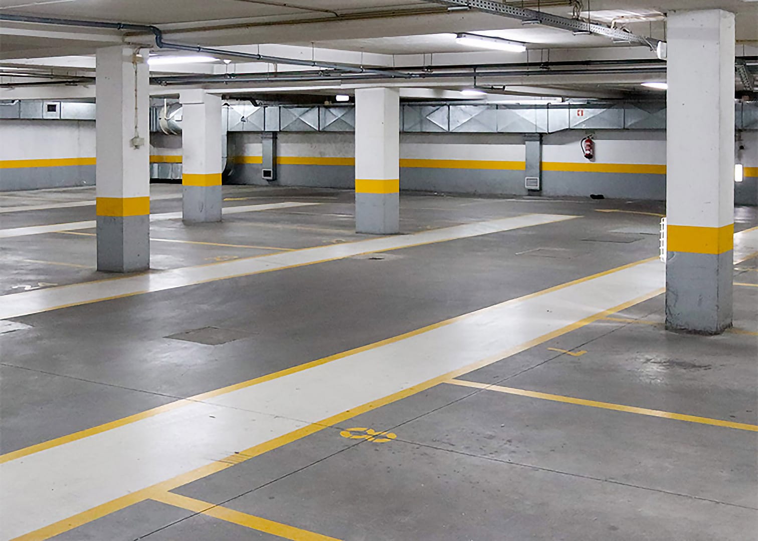 Garagem vista geral