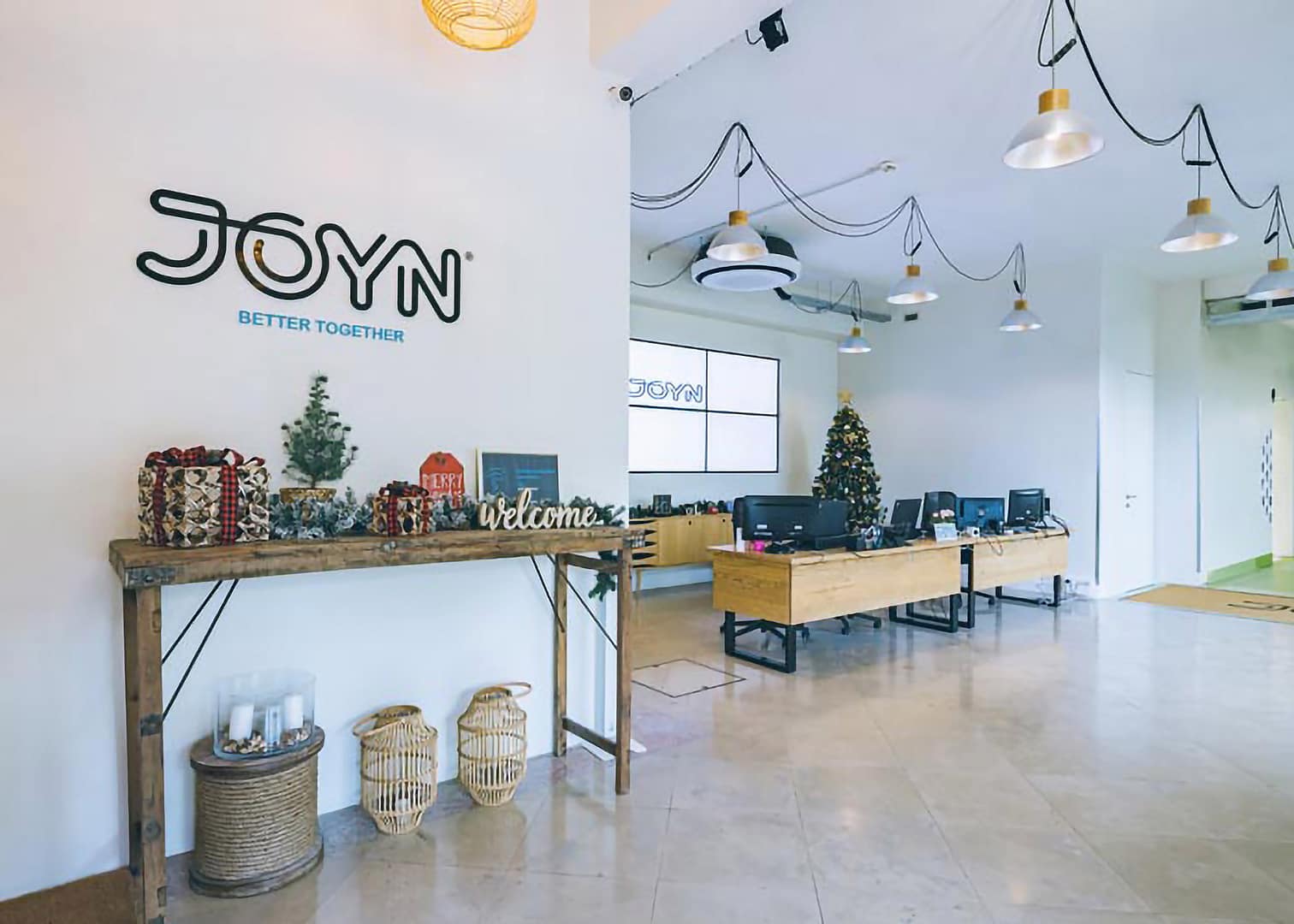 Receção do Joyn Group no piso 0